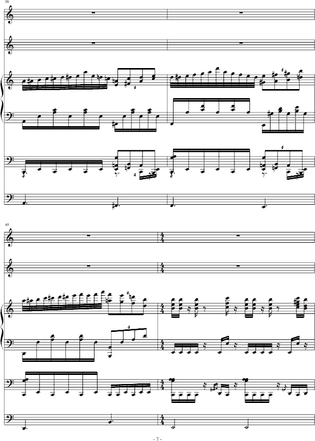 爱丽丝狂想曲(钢琴谱)7