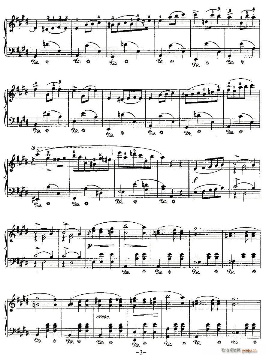 valse(五字歌谱)3
