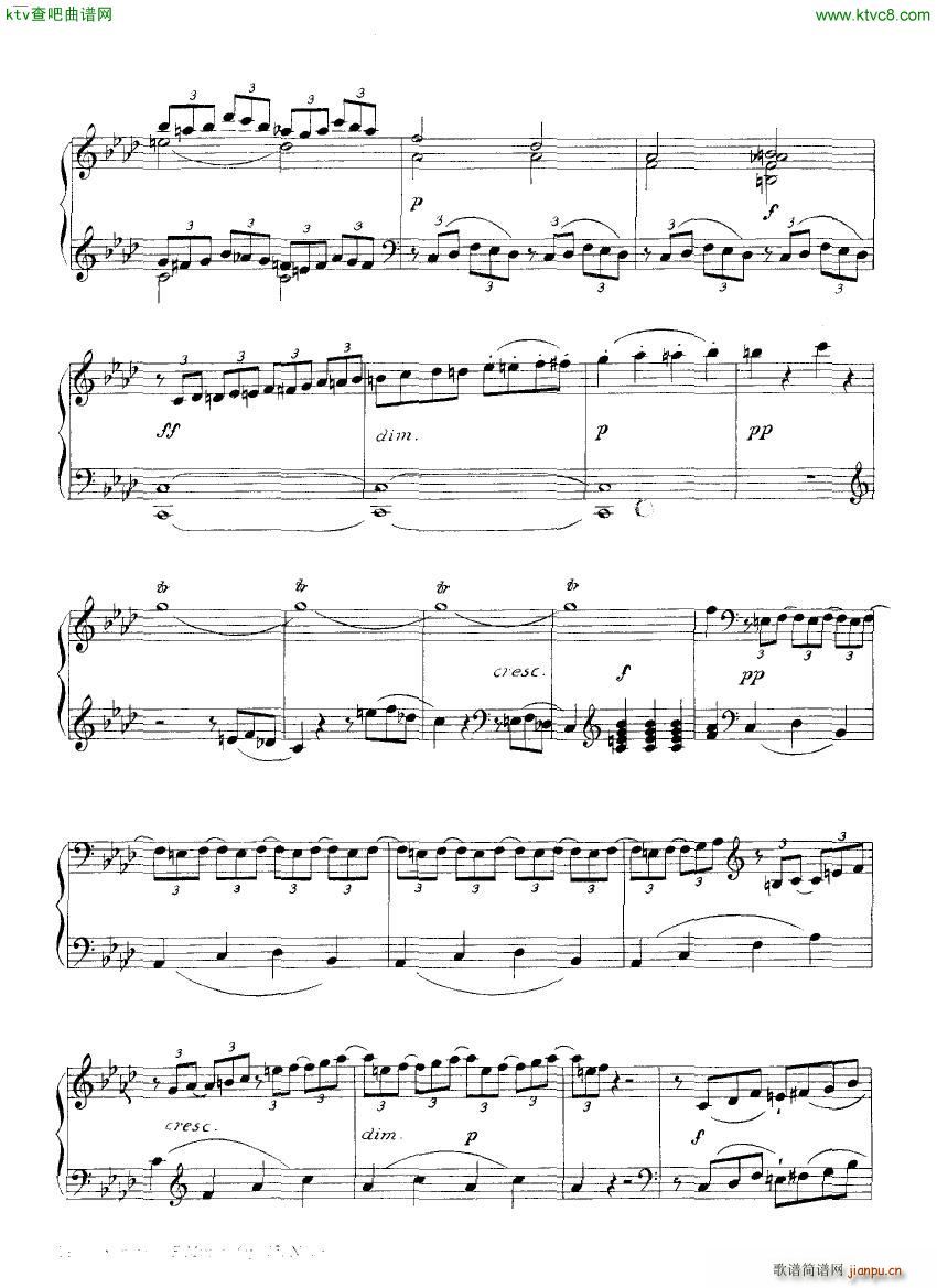 Clementi 13 6 Sonata Fminor 1 2(钢琴谱)6