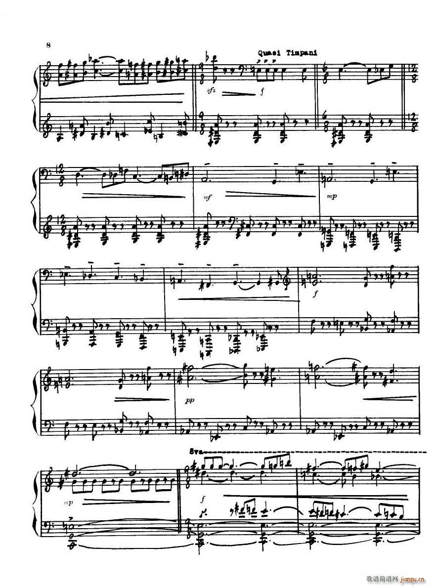 Antheil Piano Sonata No 4 Piano Sonata No 4(十字及以上)7