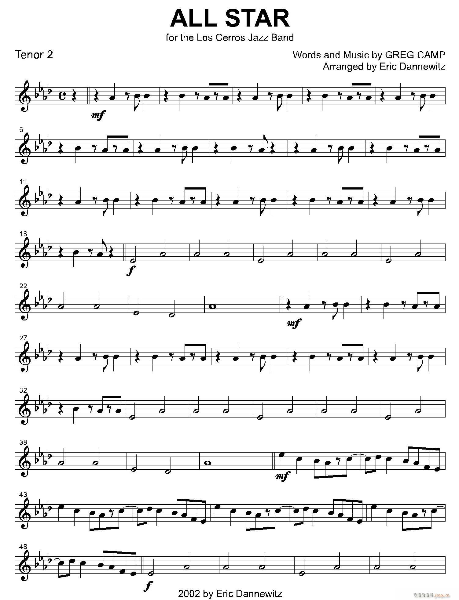 ALL STAR 2支次中音萨克斯(十字及以上)1