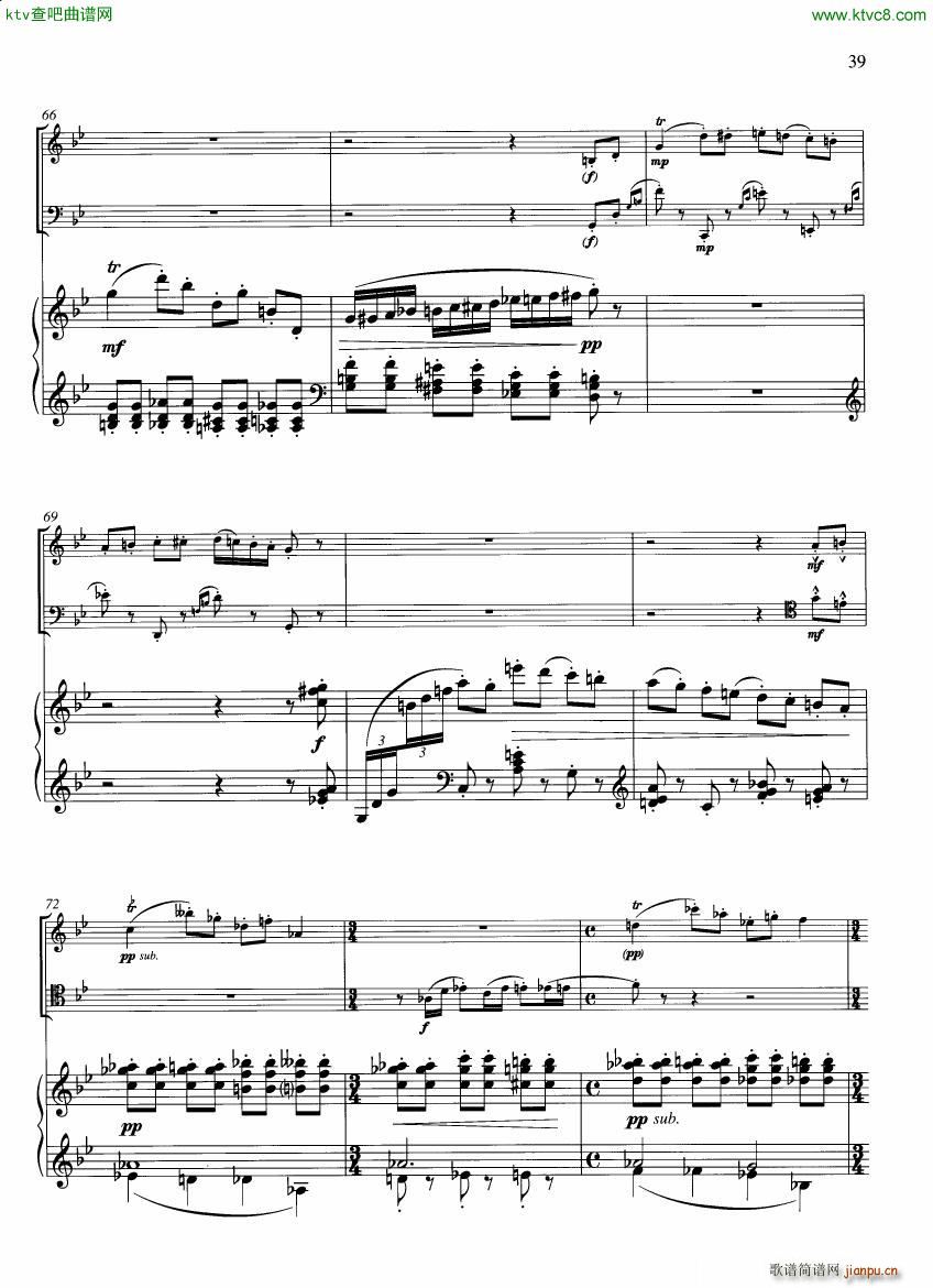 Francaix Trio for oboe bassoon and piano 二(钢琴谱)12