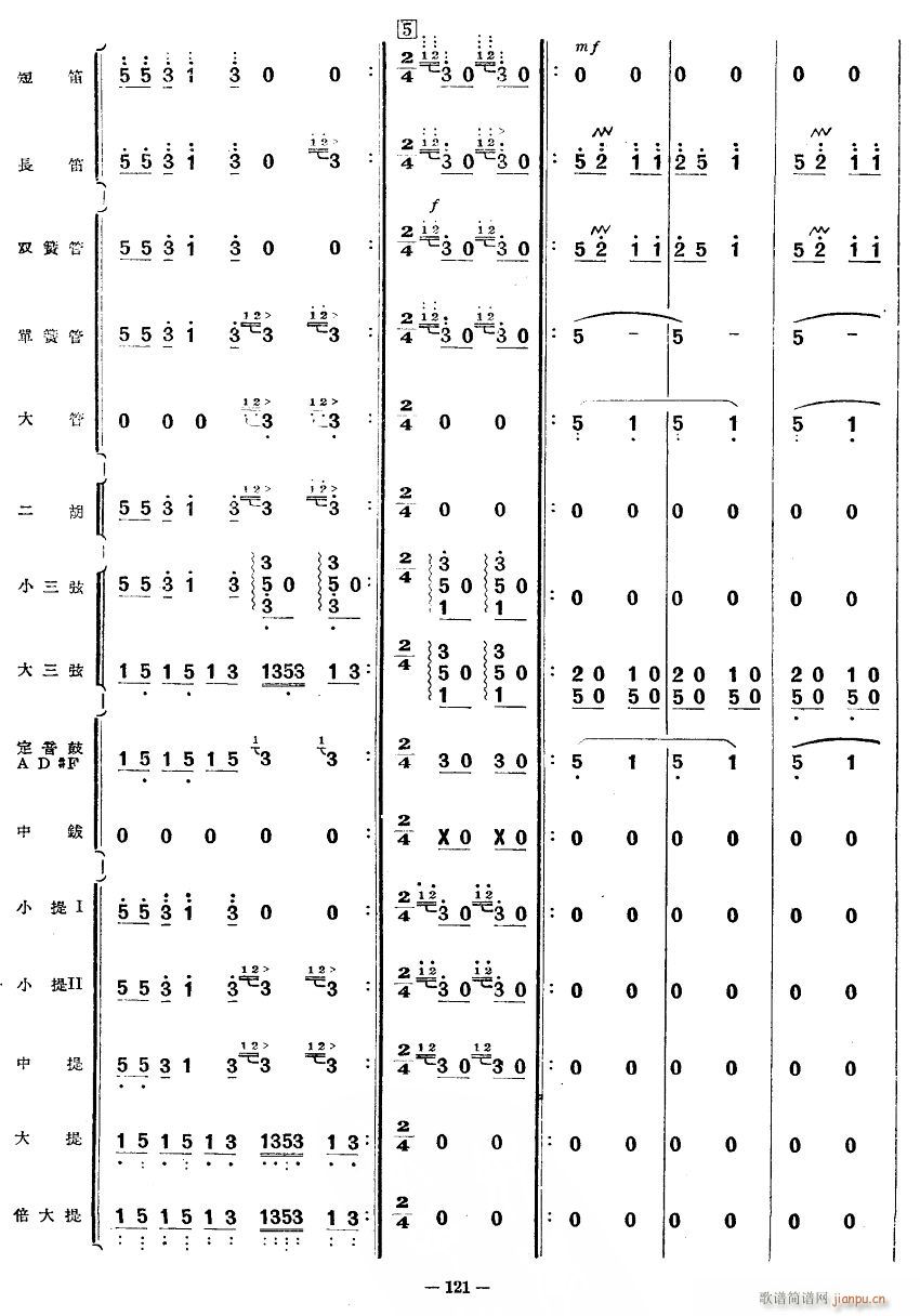 跳月舞曲11(六字歌谱)1