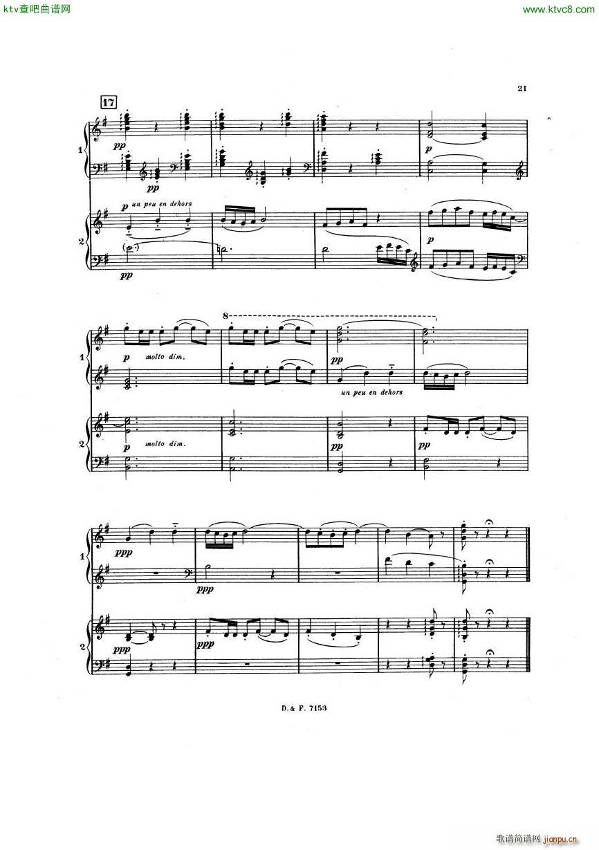 busser debussy Petite Suite 2P(钢琴谱)21