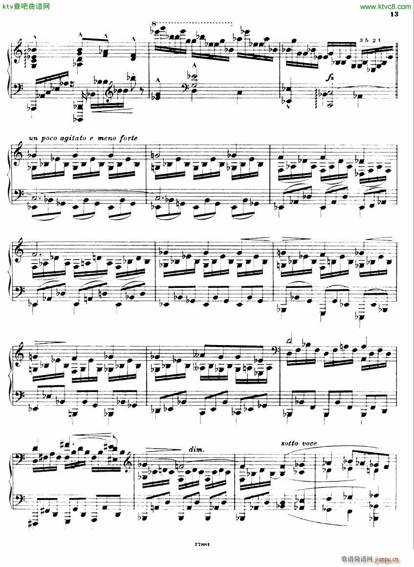 Busoni Indianisches Tagebuch 1(钢琴谱)13