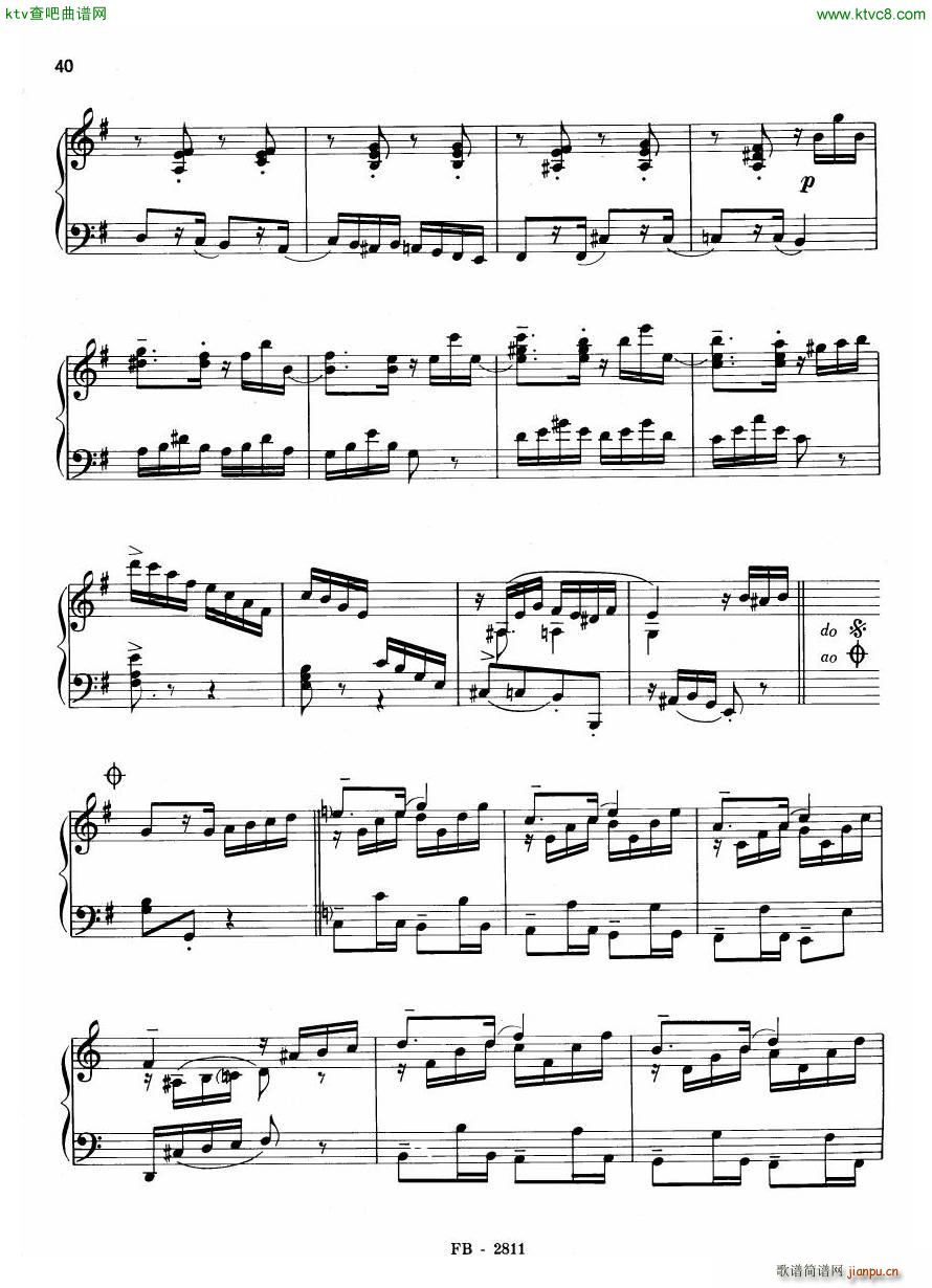 Centenário do Choro Vol 1 20 Choros Para Piano(钢琴谱)38