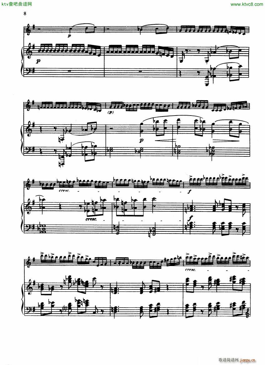 Berkeley Elegy and Toccata Violin and Piano(钢琴谱)8