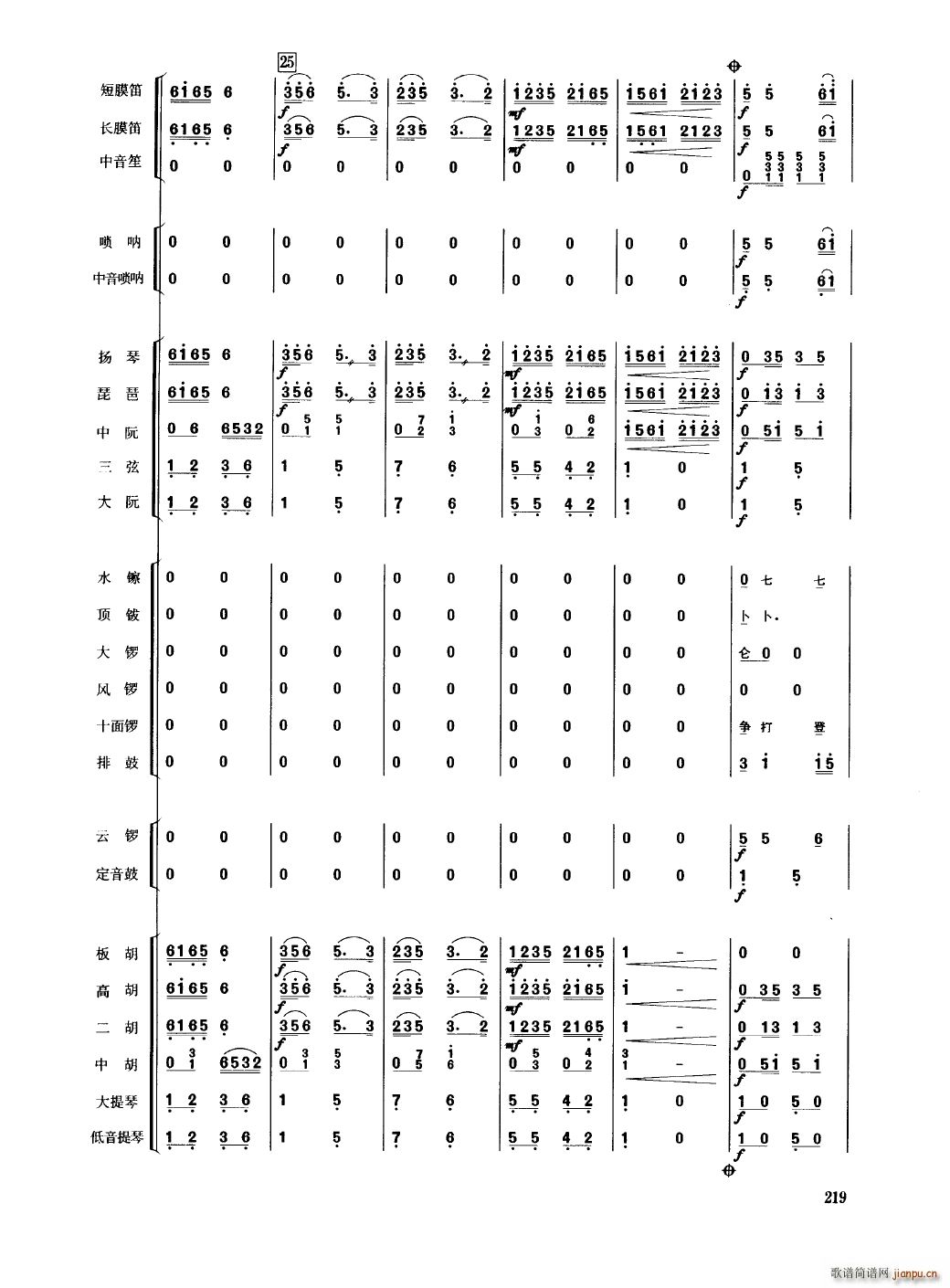 中国民族器乐合奏曲集 201 250(总谱)22