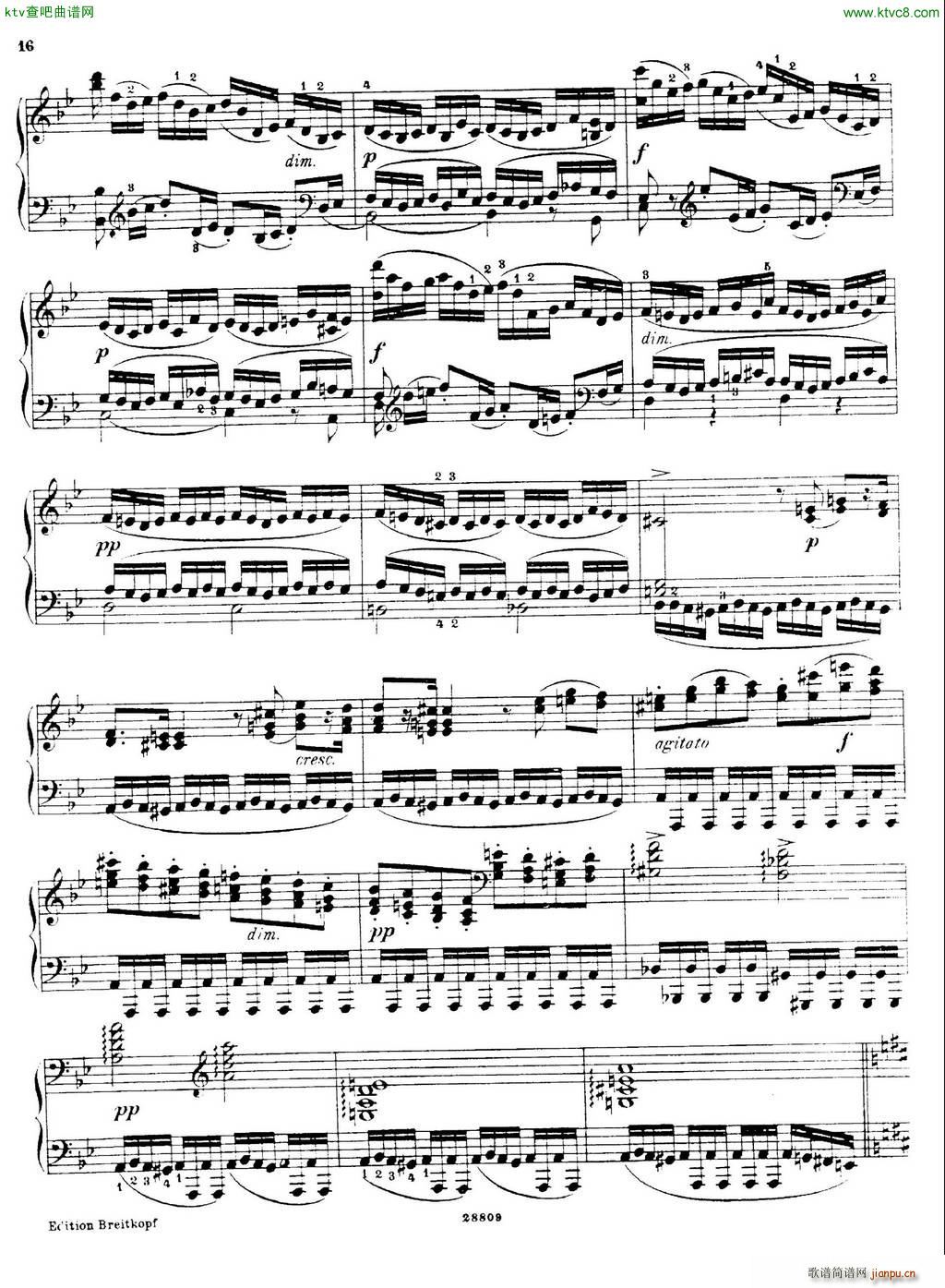 Busoni Etudes 5(钢琴谱)16