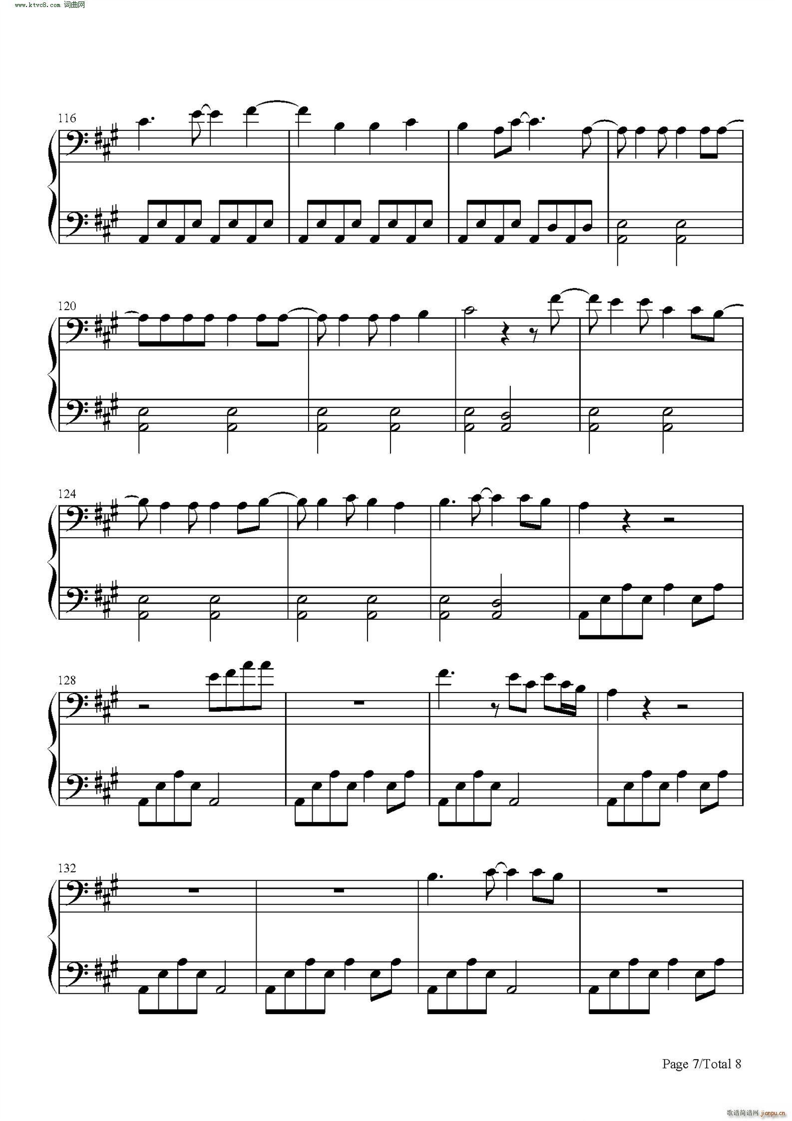 One Margarita(钢琴谱)7