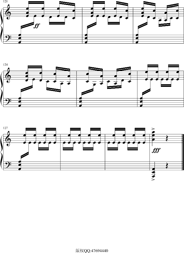 谷粒飞舞(钢琴谱)11