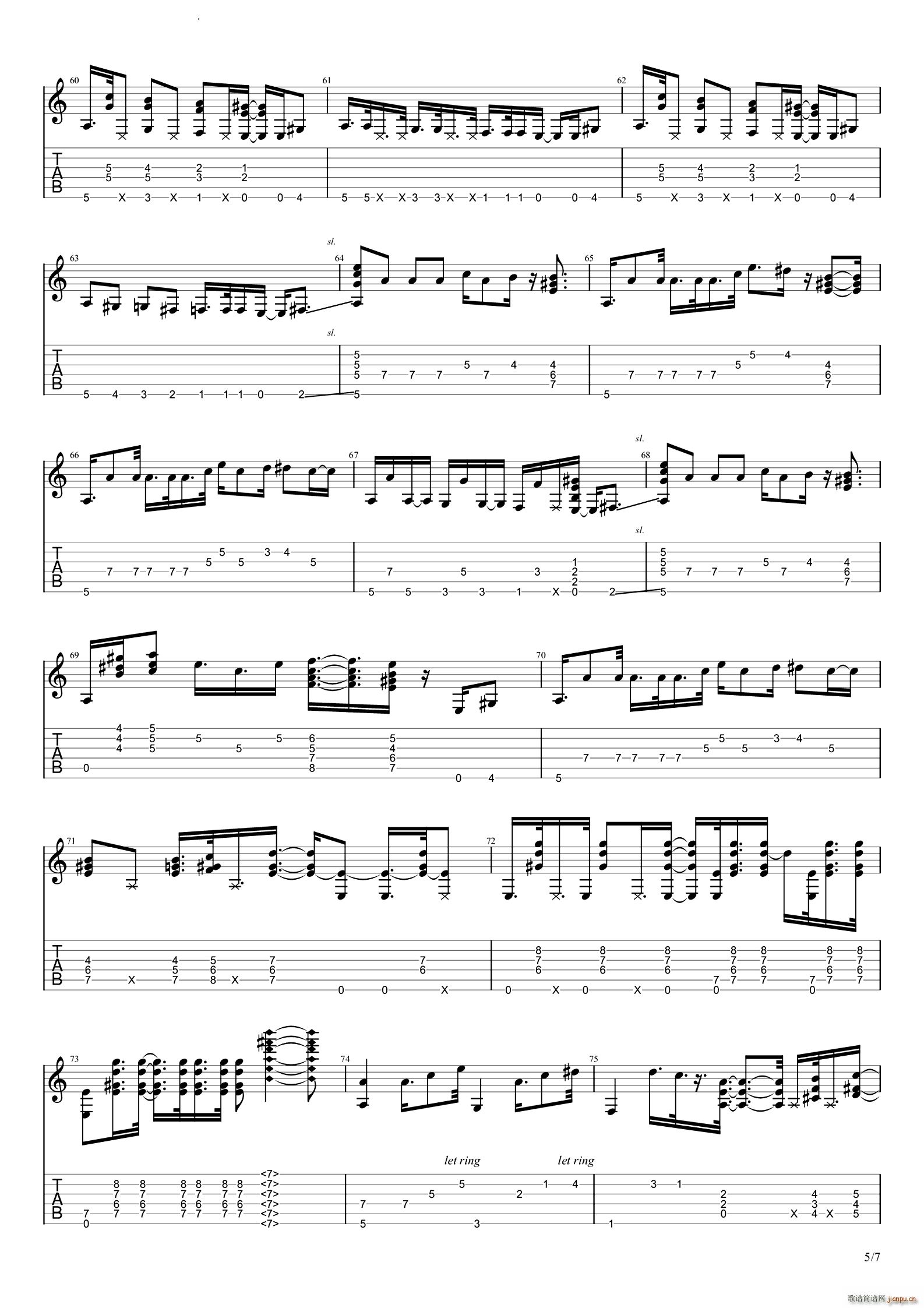 It Don t Mean A Thing2019新版(吉他谱)6