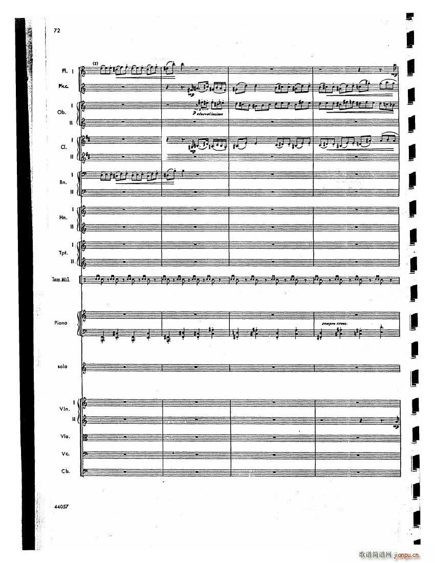 Barber op 14 Violin Concerto Score 二(钢琴谱)31