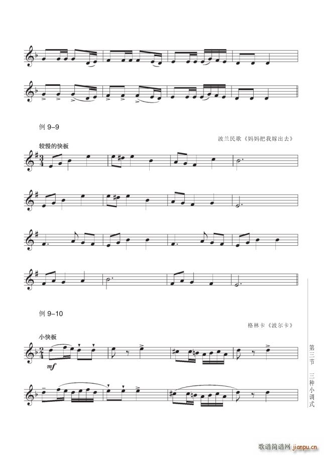 其他 第9讲调式第3节第99页三祌小调式(十字及以上)1