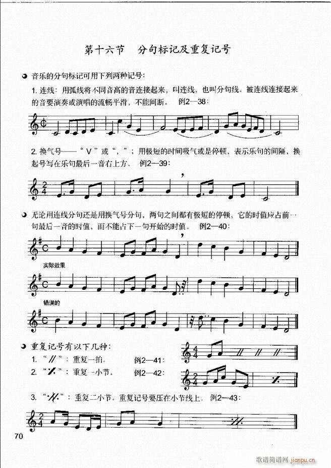 音乐基本知识 乐理常识 和声基础 键盘实践61 120(十字及以上)10