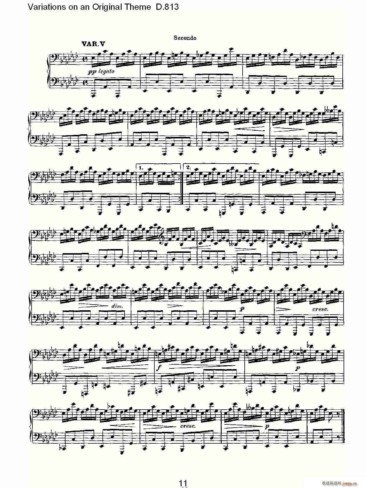 Variations on an Original Theme D.813(十字及以上)11