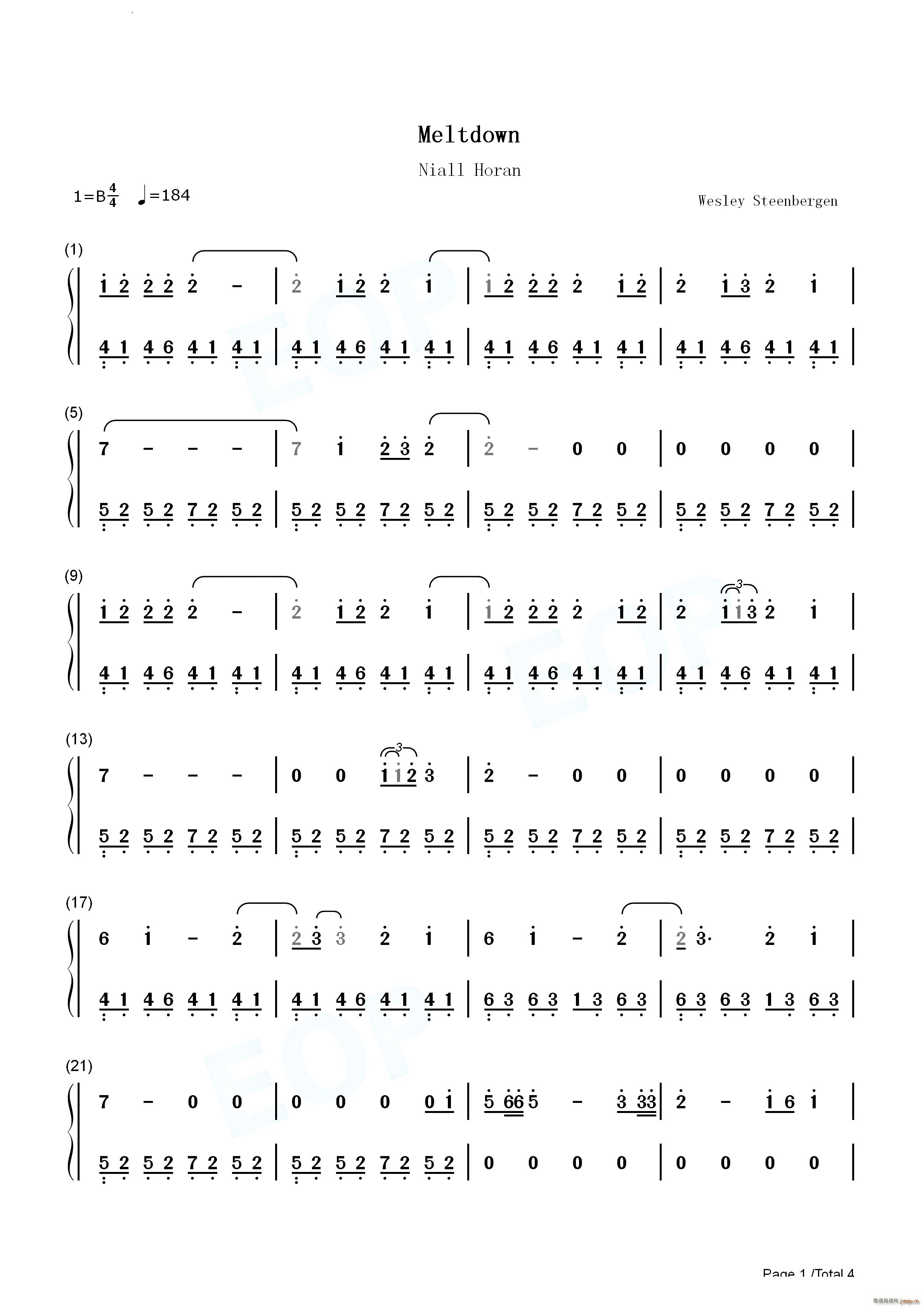 Meltdown(钢琴谱)9