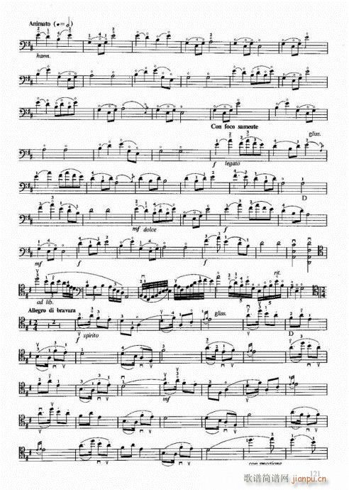 跟我学大提琴121-139序(大提琴谱)1