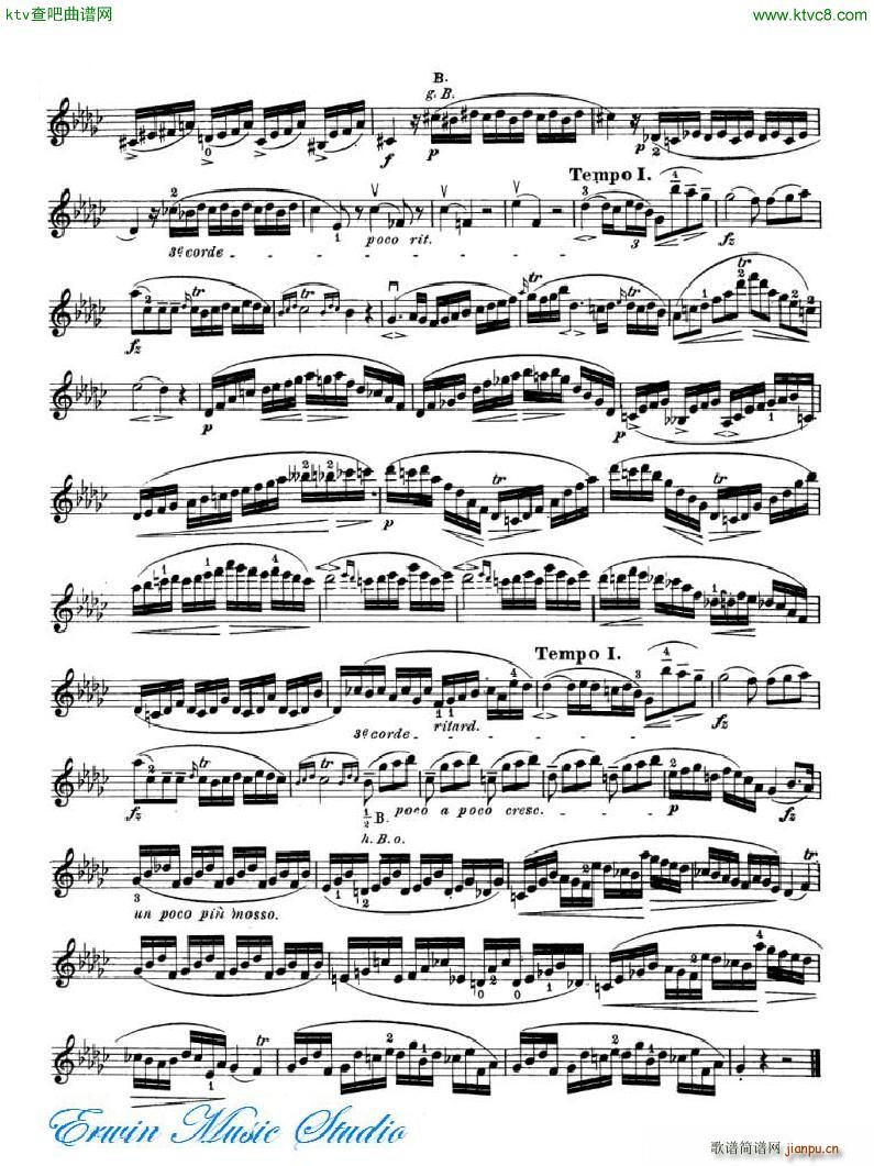 罗德 24首练习曲Pierre Rode 24 Studi Per violino 09 16(十字及以上)10