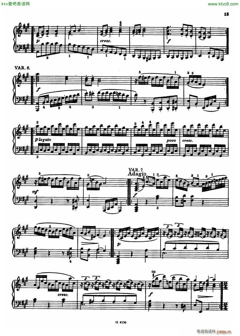 Czech piano variations from 18th century(钢琴谱)13