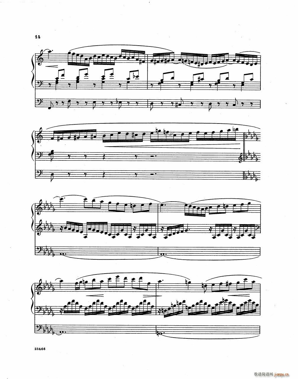 Becker Reme op 41 Sonate 2(钢琴谱)16