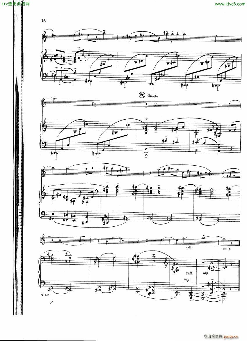 Burton E Flute sonatina score(钢琴谱)15