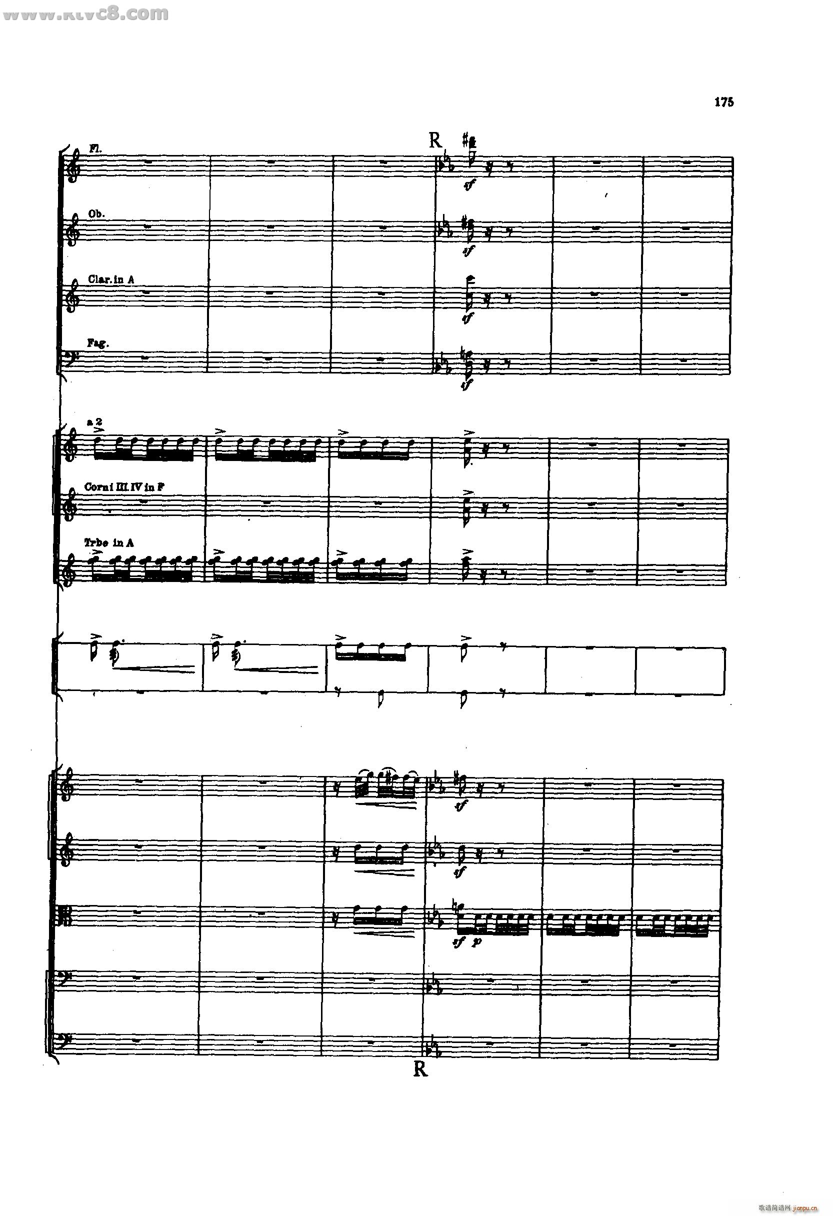 舍赫拉查达交响组曲 作品35 第四部分(总谱)25