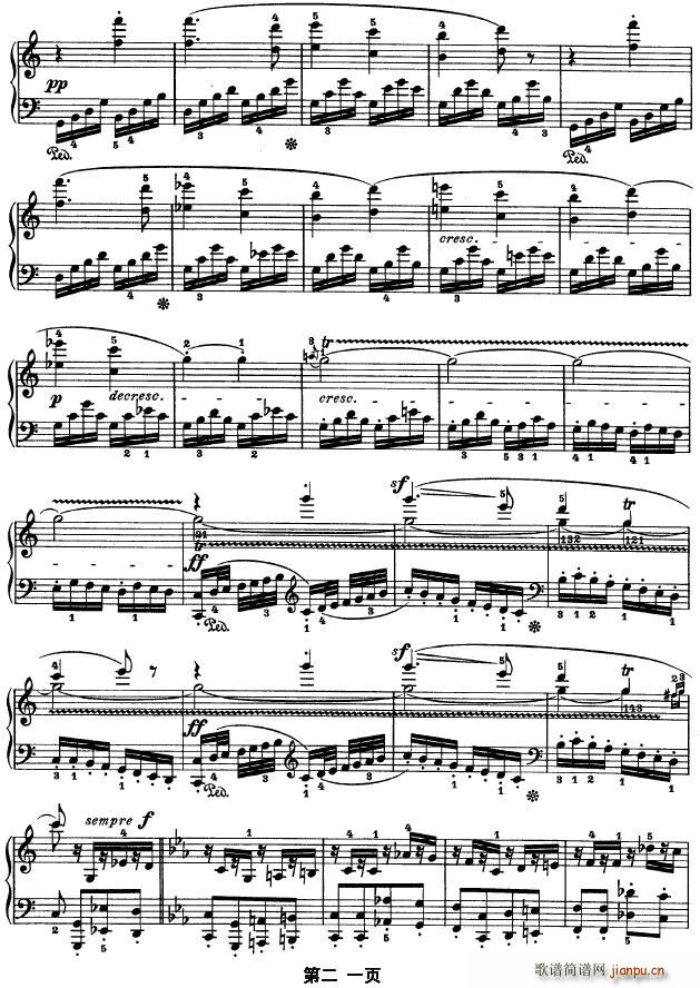 SONATE OP.53(钢琴谱)21