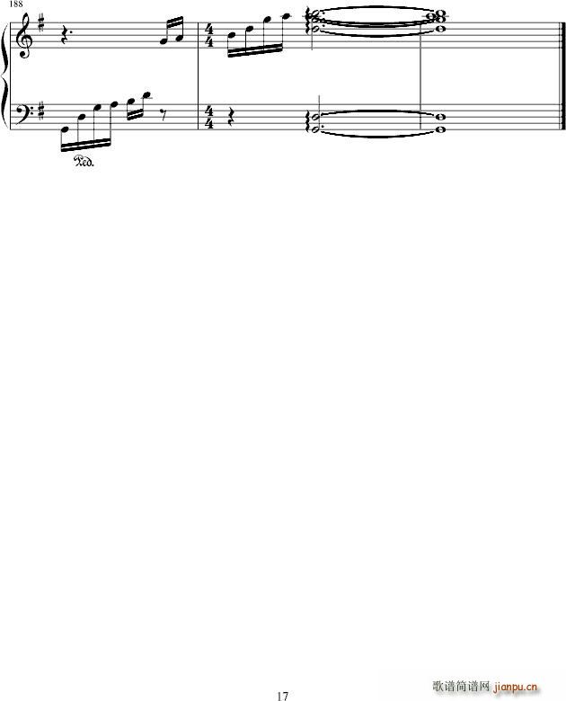 夏日狂想(四字歌谱)17