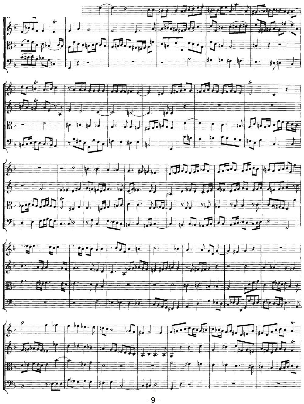 Mozart Quartet No 13 in D Minor K 173(总谱)9