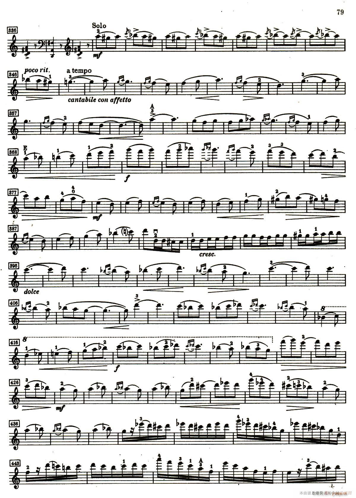 D小调小提琴协奏曲(小提琴谱)18