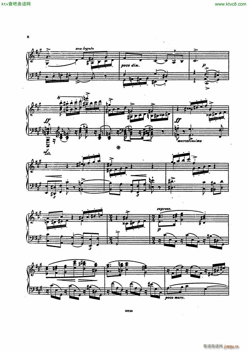 D Albert op 10 Piano Sonata 1(钢琴谱)6