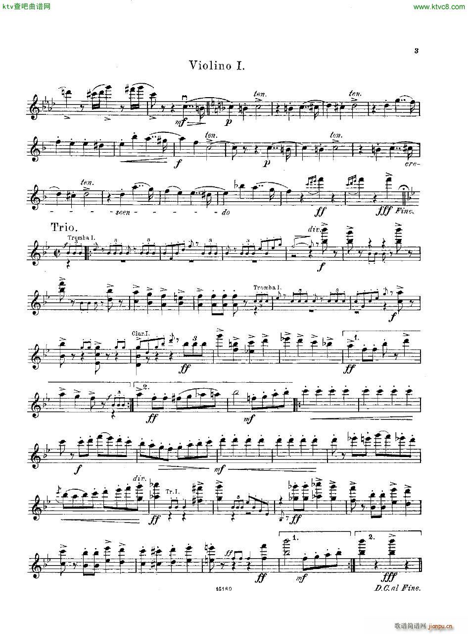 Andersen Kong Christian X Honn rmarsch orch(钢琴谱)3