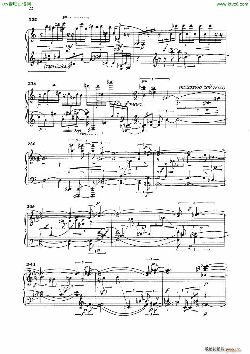 Carter Night Fantasies(钢琴谱)25