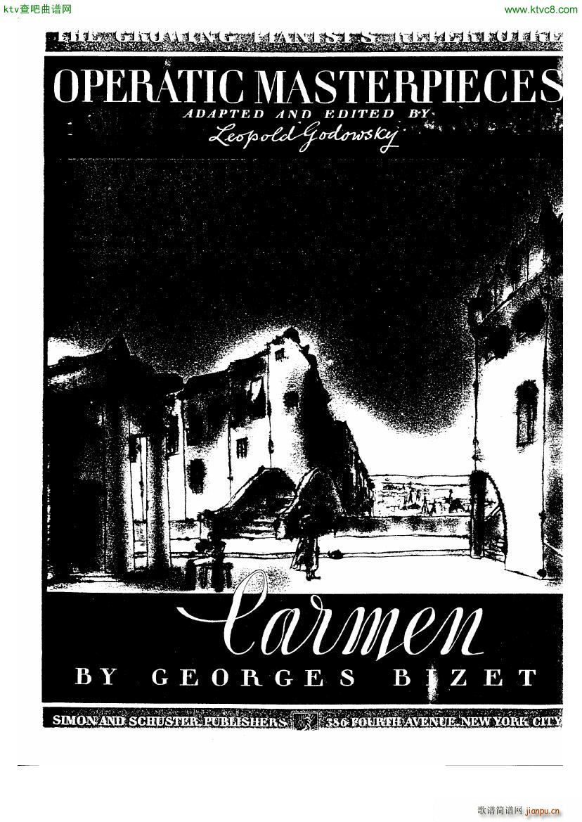 Bizet Godowsky Carmen(钢琴谱)1