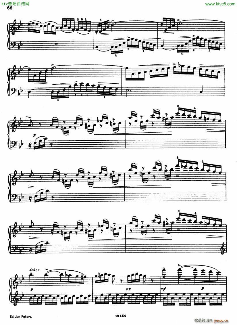 Bach JC op 17 no 6 Sonata(钢琴谱)11