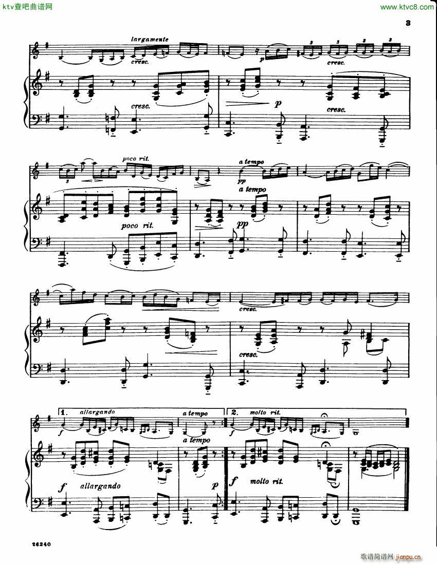 Bach Franko Arioso piano violin or cello(钢琴谱)3