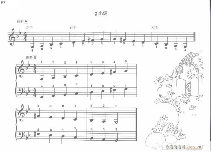 手指训练操61-81(钢琴谱)7