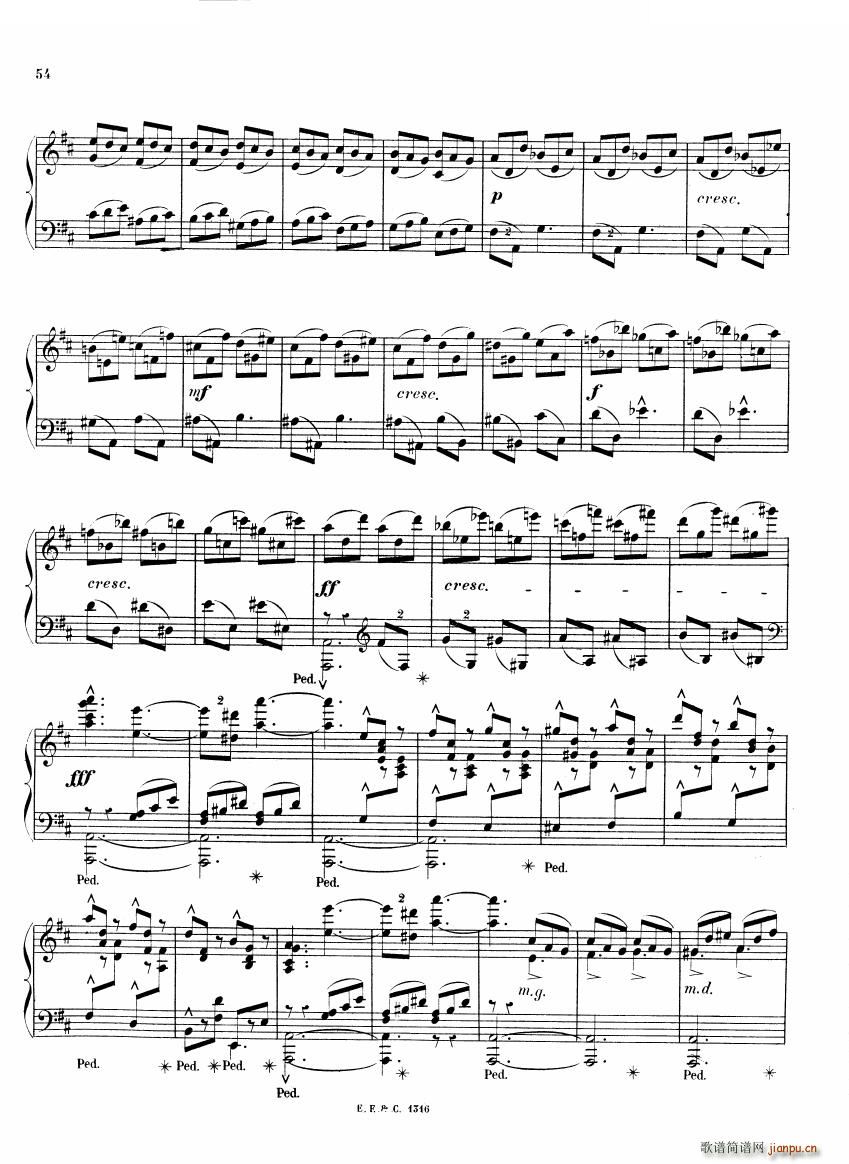 Chaminade 6 Etudes Op35 二 6 Etudes Op35 二(十字及以上)13