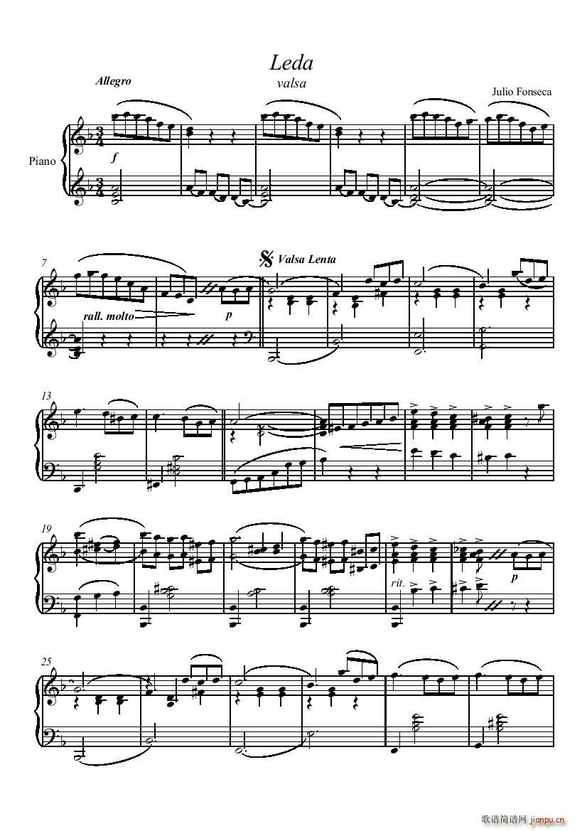 Fonseca Leda Valse Leda Valse(十字及以上)1