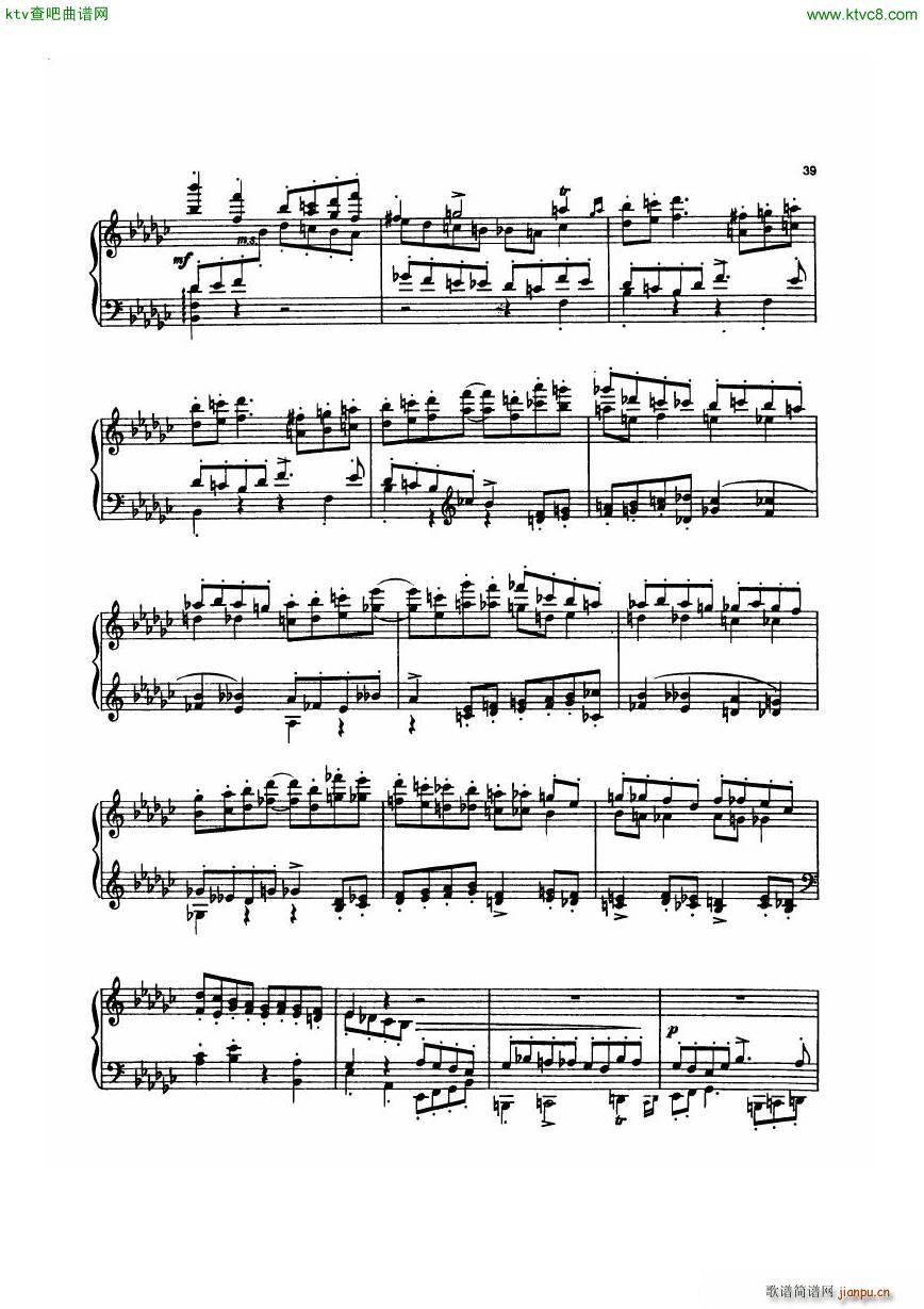 Dohnanyi 17 5 5 Humoresken IntroduktionAndFuge(钢琴谱)6