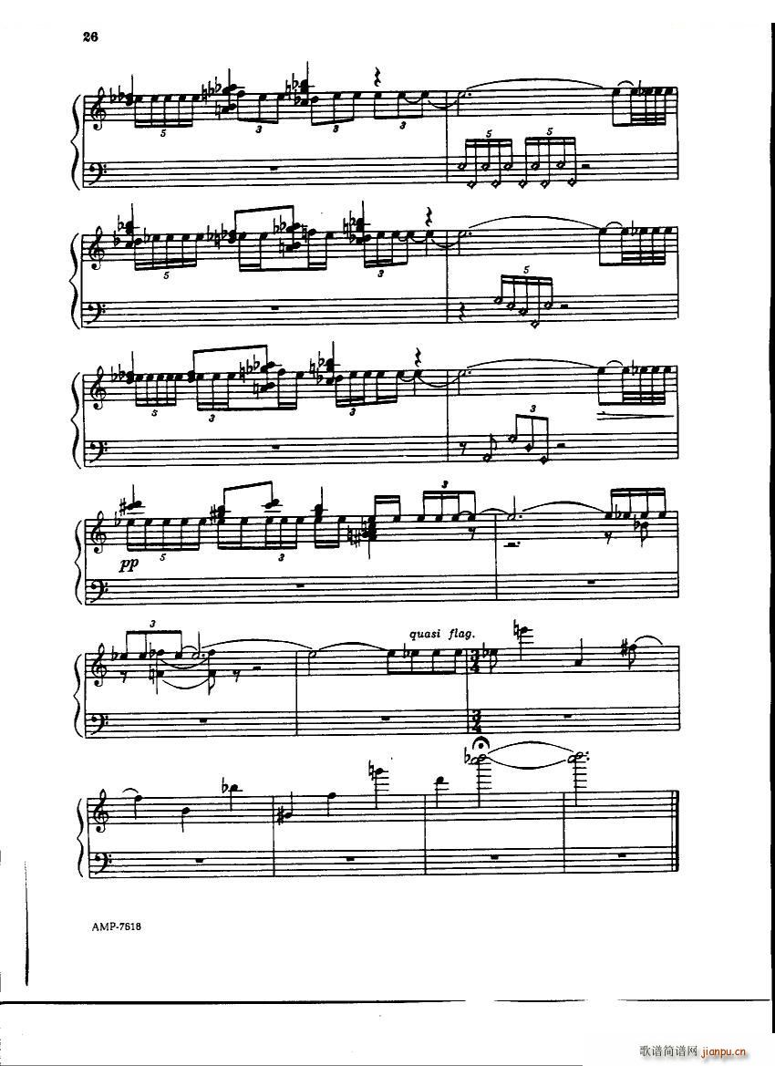 Gubaidulina Sofia Piano Sonata Piano Sonata(十字及以上)24