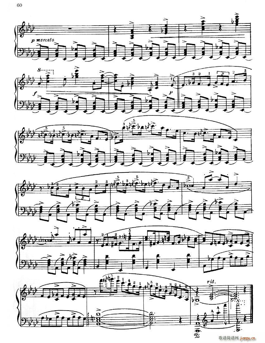 Confrey African Suite 3 Mississippi Shivers(钢琴谱)3