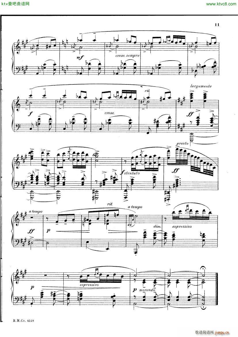 Cilea Romanza(钢琴谱)3