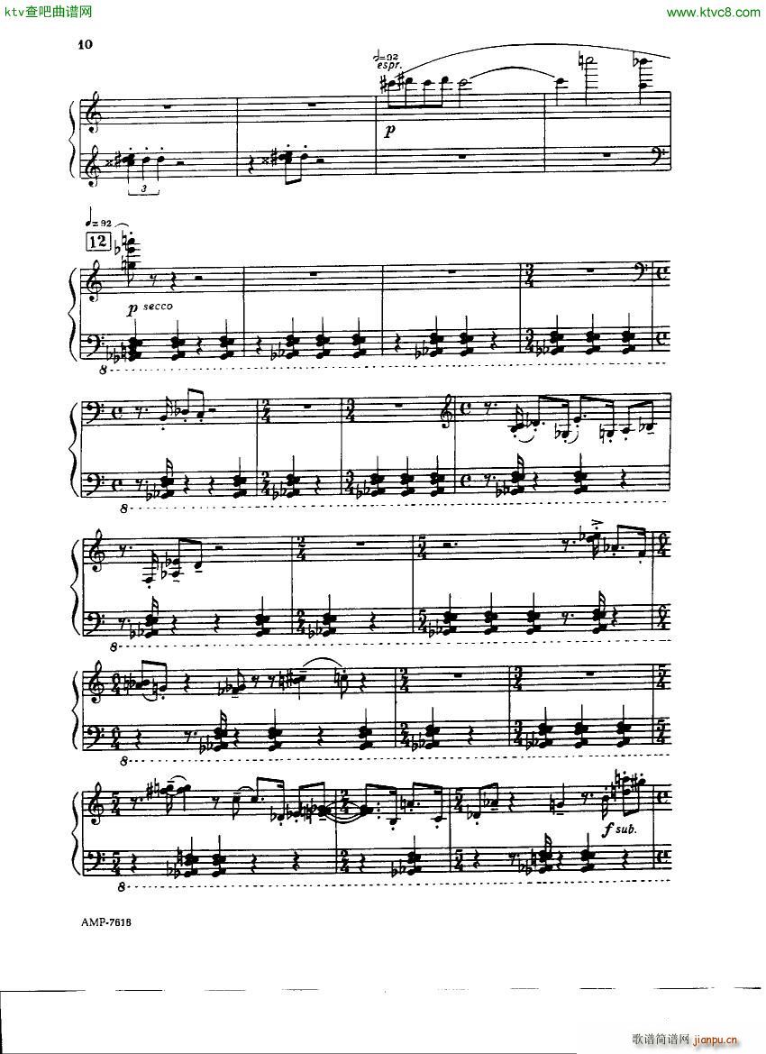 Gubaidulina Sofia Piano Sonata(钢琴谱)8