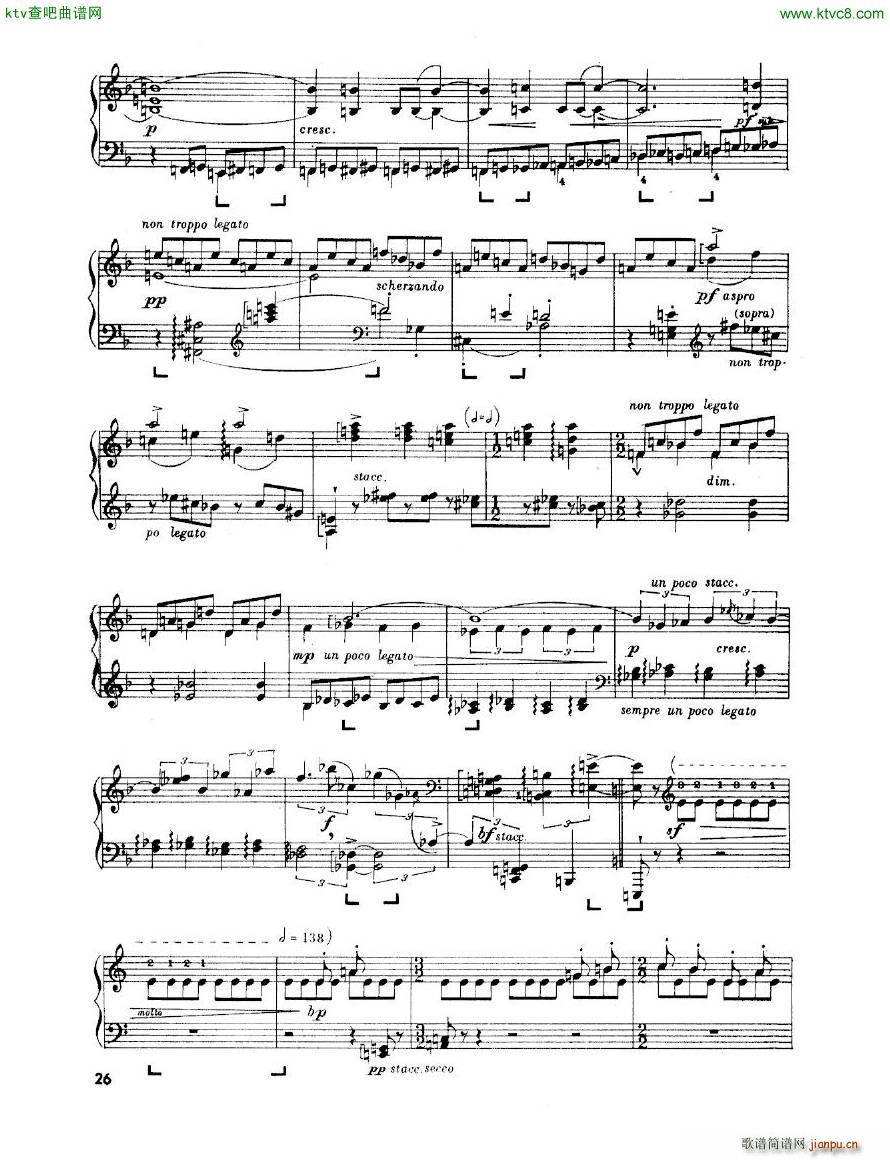 Enescu op 24 No 3 Piano sonata No 3(钢琴谱)26