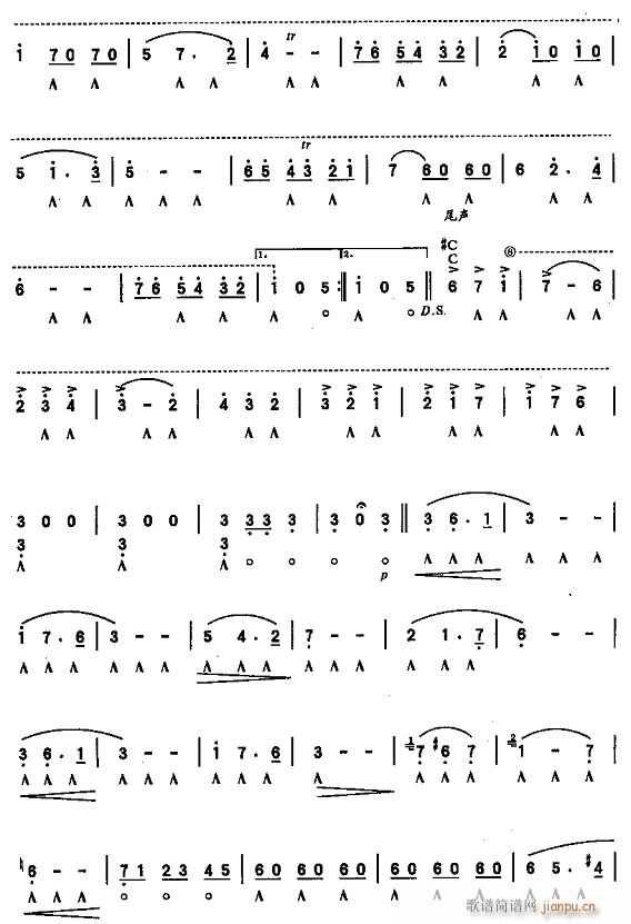 蓝色多瑙河5(口琴谱)1