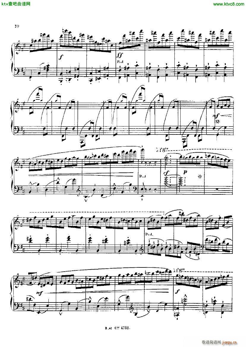 Alkan op 33 Grande Sonata part 1(钢琴谱)10