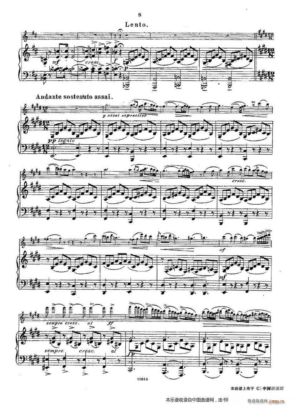 Opern Transcriptionen Op 45 2 长笛 钢琴伴奏(钢琴谱)7