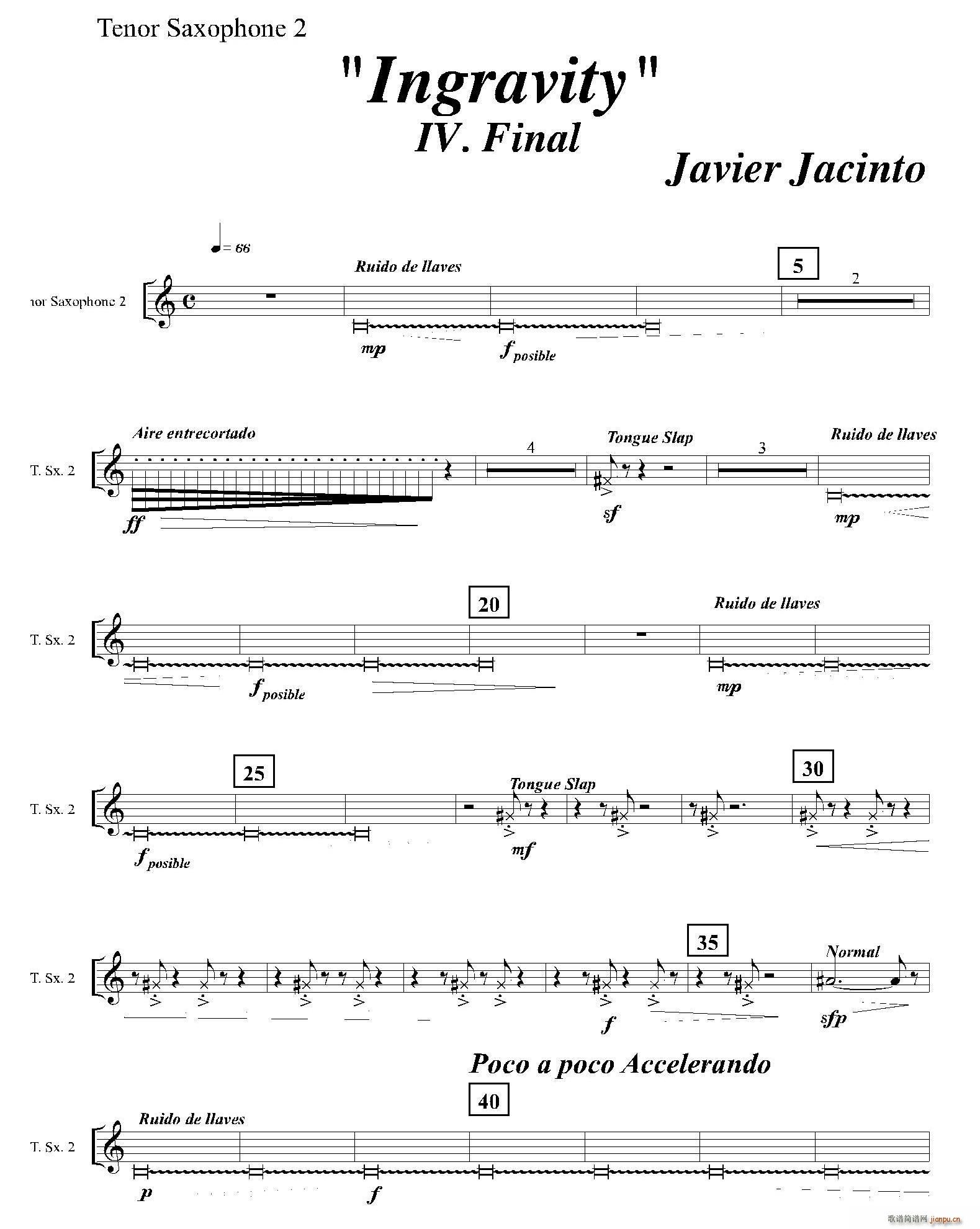 Ingravity 第四乐章 第二次中音萨克斯(十字及以上)1